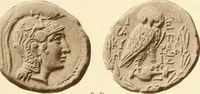 An illustration from Catalogue of Greek coins in the Hunterian collection, University of Glasgow (1899)