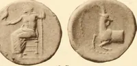 An illustration from Catalogue of Greek coins in the Hunterian collection, University of Glasgow (1899)