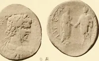 An illustration from Catalogue of Greek coins in the Hunterian collection, University of Glasgow (1899)