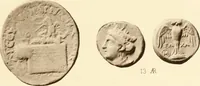 An illustration from Catalogue of Greek coins in the Hunterian collection, University of Glasgow (1899)