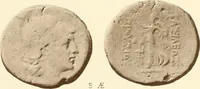 An illustration from Catalogue of Greek coins in the Hunterian collection, University of Glasgow (1899)