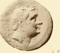 An illustration from Catalogue of Greek coins in the Hunterian collection, University of Glasgow (1899)