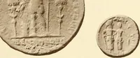 An illustration from Catalogue of Greek coins in the Hunterian collection, University of Glasgow (1899)