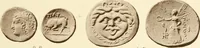 An illustration from Catalogue of Greek coins in the Hunterian collection, University of Glasgow (1899)