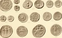 An illustration from Catalogue of Greek coins in the Hunterian collection, University of Glasgow (1899)