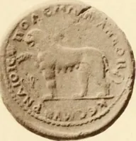 An illustration from Catalogue of Greek coins in the Hunterian collection, University of Glasgow (1899)