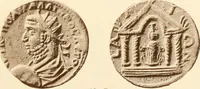 An illustration from Catalogue of Greek coins in the Hunterian collection, University of Glasgow (1899)