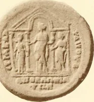 An illustration from Catalogue of Greek coins in the Hunterian collection, University of Glasgow (1899)