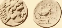 An illustration from Catalogue of Greek coins in the Hunterian collection, University of Glasgow (1899)