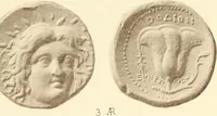 An illustration from Catalogue of Greek coins in the Hunterian collection, University of Glasgow (1899)