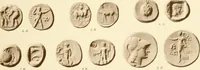 An illustration from Catalogue of Greek coins in the Hunterian collection, University of Glasgow (1899)