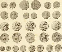 An illustration from Catalogue of Greek coins in the Hunterian collection, University of Glasgow (1899)