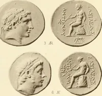 An illustration from Catalogue of Greek coins in the Hunterian collection, University of Glasgow (1899)