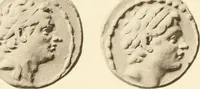 An illustration from Catalogue of Greek coins in the Hunterian collection, University of Glasgow (1899)