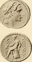 An illustration from Catalogue of Greek coins in the Hunterian collection, University of Glasgow (1899)
