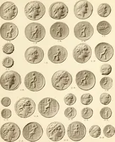 An illustration from Catalogue of Greek coins in the Hunterian collection, University of Glasgow (1899)