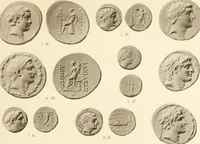 An illustration from Catalogue of Greek coins in the Hunterian collection, University of Glasgow (1899)