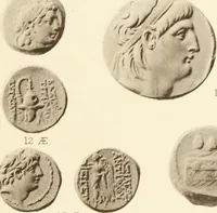 An illustration from Catalogue of Greek coins in the Hunterian collection, University of Glasgow (1899)