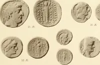 An illustration from Catalogue of Greek coins in the Hunterian collection, University of Glasgow (1899)