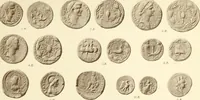 An illustration from Catalogue of Greek coins in the Hunterian collection, University of Glasgow (1899)