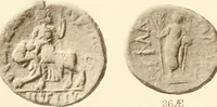 An illustration from Catalogue of Greek coins in the Hunterian collection, University of Glasgow (1899)
