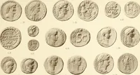 An illustration from Catalogue of Greek coins in the Hunterian collection, University of Glasgow (1899)
