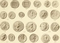 An illustration from Catalogue of Greek coins in the Hunterian collection, University of Glasgow (1899)