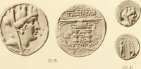 An illustration from Catalogue of Greek coins in the Hunterian collection, University of Glasgow (1899)