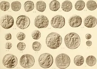 An illustration from Catalogue of Greek coins in the Hunterian collection, University of Glasgow (1899)