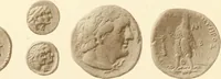 An illustration from Catalogue of Greek coins in the Hunterian collection, University of Glasgow (1899)