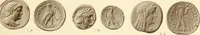 An illustration from Catalogue of Greek coins in the Hunterian collection, University of Glasgow (1899)