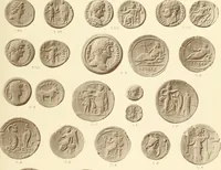An illustration from Catalogue of Greek coins in the Hunterian collection, University of Glasgow (1899)