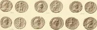 An illustration from Catalogue of Greek coins in the Hunterian collection, University of Glasgow (1899)