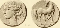 An illustration from Catalogue of Greek coins in the Hunterian collection, University of Glasgow (1899)
