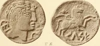 An illustration from Catalogue of Greek coins in the Hunterian collection, University of Glasgow (1899)