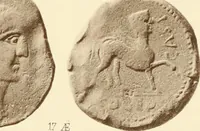 An illustration from Catalogue of Greek coins in the Hunterian collection, University of Glasgow (1899)
