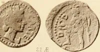 An illustration from Catalogue of Greek coins in the Hunterian collection, University of Glasgow (1899)