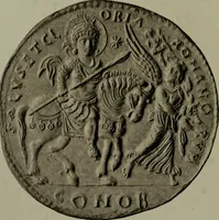 An illustration from Catalogue of the imperial Byzantine coins in the British Museum (1908)