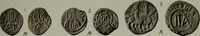 An illustration from Catalogue of the imperial Byzantine coins in the British Museum (1908)
