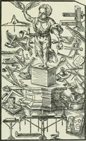 An illustration from Catalogue of an important library of rare and valuable books; incunabula typographica, mostly in original bindings; illustrated books of the XVIth and XVIIIth century; early Americana; Standard works on the fine arts; bibles and liturgical books; fine bindings; Judaica; early books on geography, etc., including Hypnerotomachia Poliphili, 1499; Schatzbehalter, 1491; Terentius, Venezia, 1497; Valturius, 1483; Dürers Hroswitha, Proportion a.o. Holbeins Dance of Death, 1538; The first Holbein Bible; Theuerdank, 1519; Monument du Costume; Janscha-Ziegler, Rheinansichten, etc (1900)