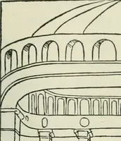 An illustration from Catalogue of an important library of rare and valuable books; incunabula typographica, mostly in original bindings; illustrated books of the XVIth and XVIIIth century; early Americana; Standard works on the fine arts; bibles and liturgical books; fine bindings; Judaica; early books on geography, etc., including Hypnerotomachia Poliphili, 1499; Schatzbehalter, 1491; Terentius, Venezia, 1497; Valturius, 1483; Dürers Hroswitha, Proportion a.o. Holbeins Dance of Death, 1538; The first Holbein Bible; Theuerdank, 1519; Monument du Costume; Janscha-Ziegler, Rheinansichten, etc (1900)