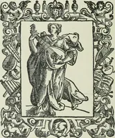 An illustration from Catalogue of an important library of rare and valuable books; incunabula typographica, mostly in original bindings; illustrated books of the XVIth and XVIIIth century; early Americana; Standard works on the fine arts; bibles and liturgical books; fine bindings; Judaica; early books on geography, etc., including Hypnerotomachia Poliphili, 1499; Schatzbehalter, 1491; Terentius, Venezia, 1497; Valturius, 1483; Dürers Hroswitha, Proportion a.o. Holbeins Dance of Death, 1538; The first Holbein Bible; Theuerdank, 1519; Monument du Costume; Janscha-Ziegler, Rheinansichten, etc (1900)
