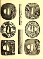 An illustration from Catalogue of an important and valuable collection of Japanese works of art including lacquer, inro, netsuke, swords, and sword furniture : being the third portion of the Gilbertson collection (1917)
