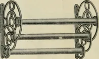 An illustration from Catalogue of improved and patented stable fittings and fixtures, brass, bronzed and nickel plated; poultry yard appliances, dog kennels, door and window guards, &c., &c. (1886)