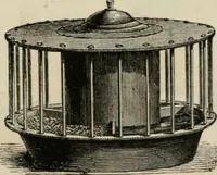 An illustration from Catalogue of improved and patented stable fittings and fixtures, brass, bronzed and nickel plated; poultry yard appliances, dog kennels, door and window guards, &c., &c. (1886)