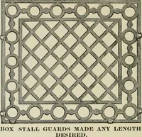 An illustration from Catalogue of improved and patented stable fittings and fixtures, brass, bronzed and nickel plated; poultry yard appliances, dog kennels, door and window guards, &c., &c. (1886)