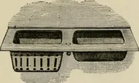 An illustration from Catalogue of improved and patented stable fittings and fixtures, brass, bronzed and nickel plated; poultry yard appliances, dog kennels, door and window guards, &c., &c. (1886)