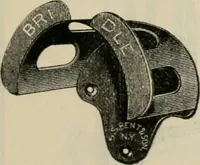 Picture 116 of 190 from Catalogue of improved and patented stable fittings and fixtures, brass, bronzed and nickel plated; poultry yard appliances, dog kennels, door and window guards, &c., &c. (1886), leaf 90