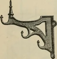 An illustration from Catalogue of improved and patented stable fittings and fixtures, brass, bronzed and nickel plated; poultry yard appliances, dog kennels, door and window guards, &c., &c. (1886)