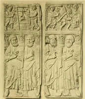An illustration from Catalogue of the mediaeval ivories, enamels, jewellery, gems and miscellaneous objects bequeathed to the museum by Frank McClean (1912)